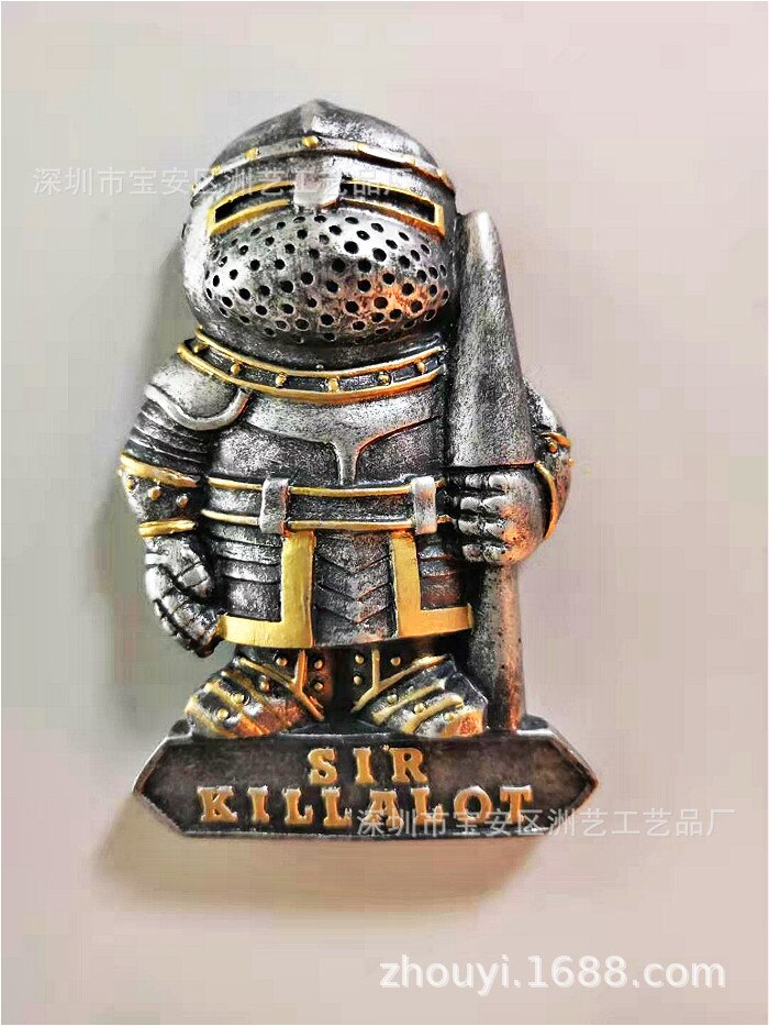 3d Resin Refrigerator Magnets Cute Antique Soldier Refrigerator Stickers Fridge Magnet Decor Magnetic Kitchen Decor Ideas: B