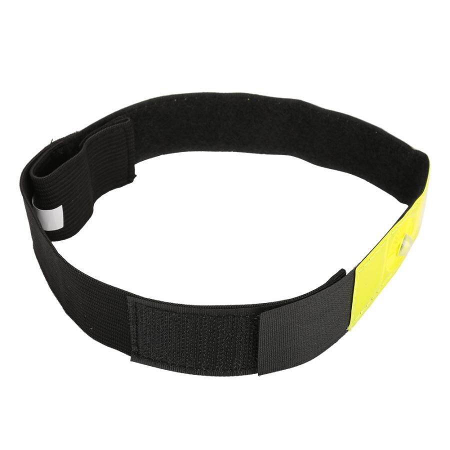 1 Pcs Led Reflecterende Tape Armband Running Fietsen Jogging Veiligheid Licht Reflecterende Pols Enkel Arm Band Voor Fiets Accessoires