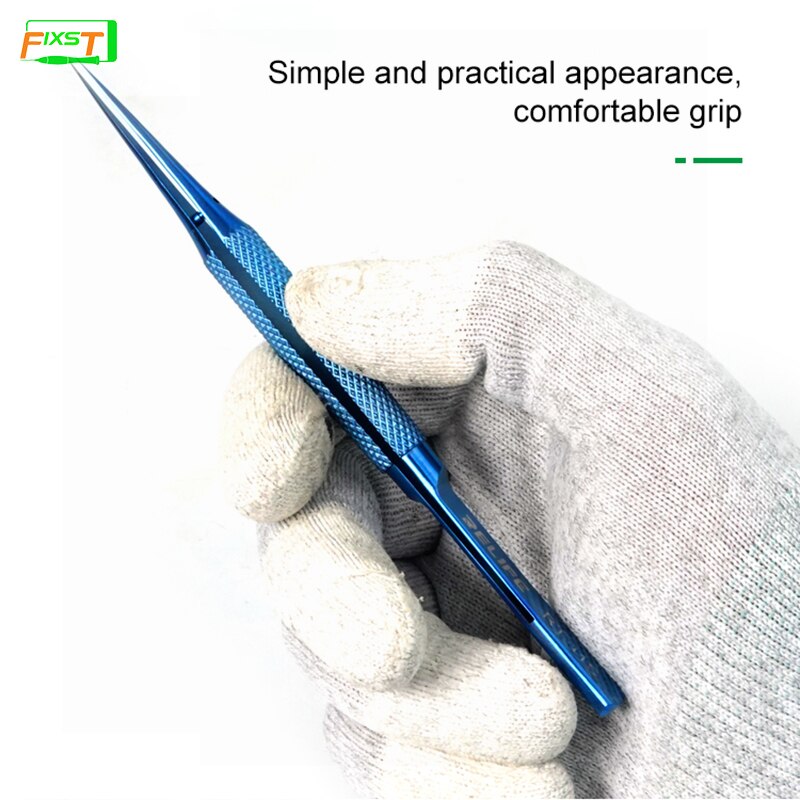 Relife RT-11C/15C Ultra Hoge Precisie Vliegende Draad Pincet 0.15Mm Recht/Gebogen Tip Speciaal Voor Vliegende Lijn telefoon Reparatie Tools