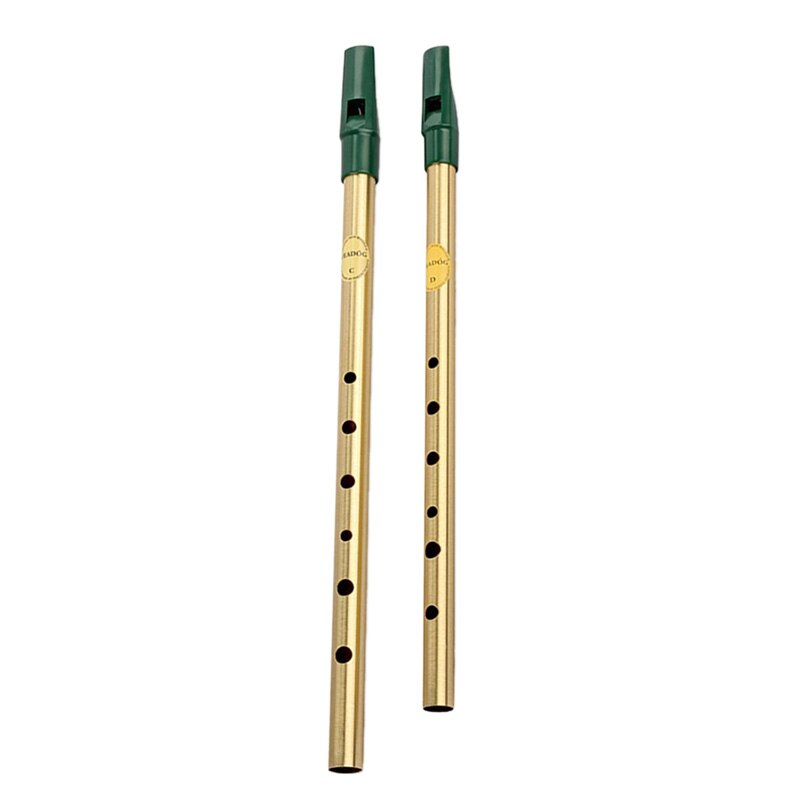 Irish Tin Whistle Irish Flute 6 Hole Clarinet Whistle Flute Nickel Plated Musical Instrument-C Key