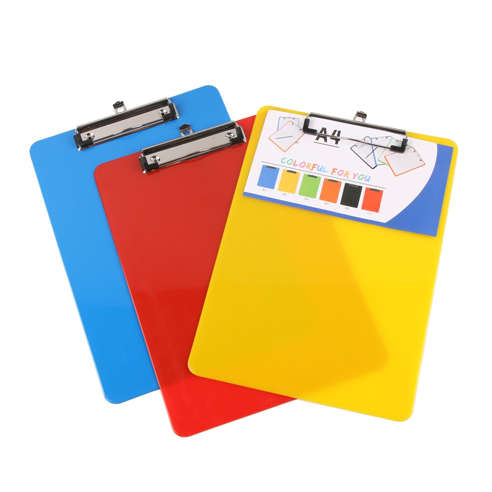 Plastic Writing board clamp A4 pad plate clip hanging board clip Storage files Clip Folder Board office stationery