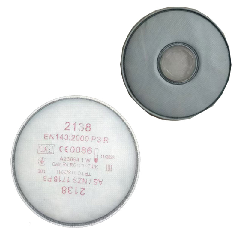 2138 Filtro de partículas P3 R con nivel de consumo para máscara antipolvo respiradora serie 3m 6800 7502 6200