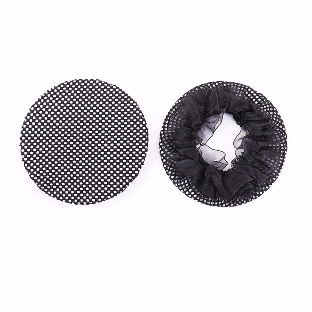 1pc Neue Mädchen Frauen Brötchen Abdeckung Snood Haarnetz Ballett tanzen skaten Häkeln Einfache Schwarz Haar Styling Zubehör Heiße: 3