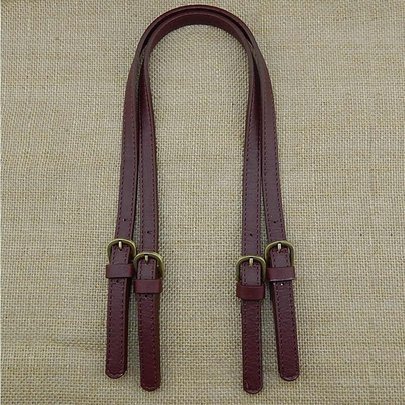 YESIKIMI 67-71CM réglable 1 paire poignées de sac bricolage sac ceinture fendue en cuir Bolsa accessoires remplacement sac bandoulière sangles