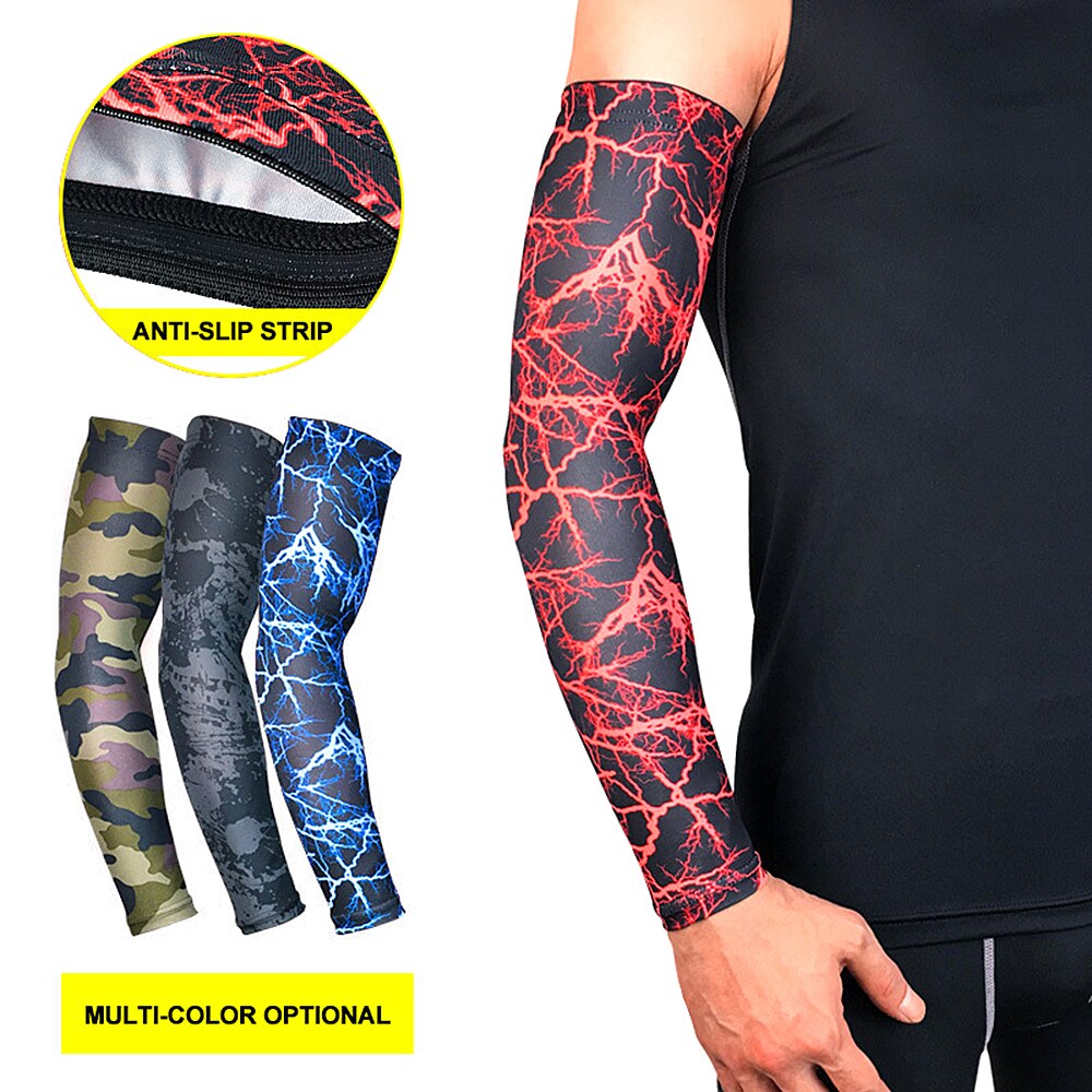 1pc hommes protection solaire manchette vélo cyclisme bras manches été vélo manchette manches bras coude protecteur