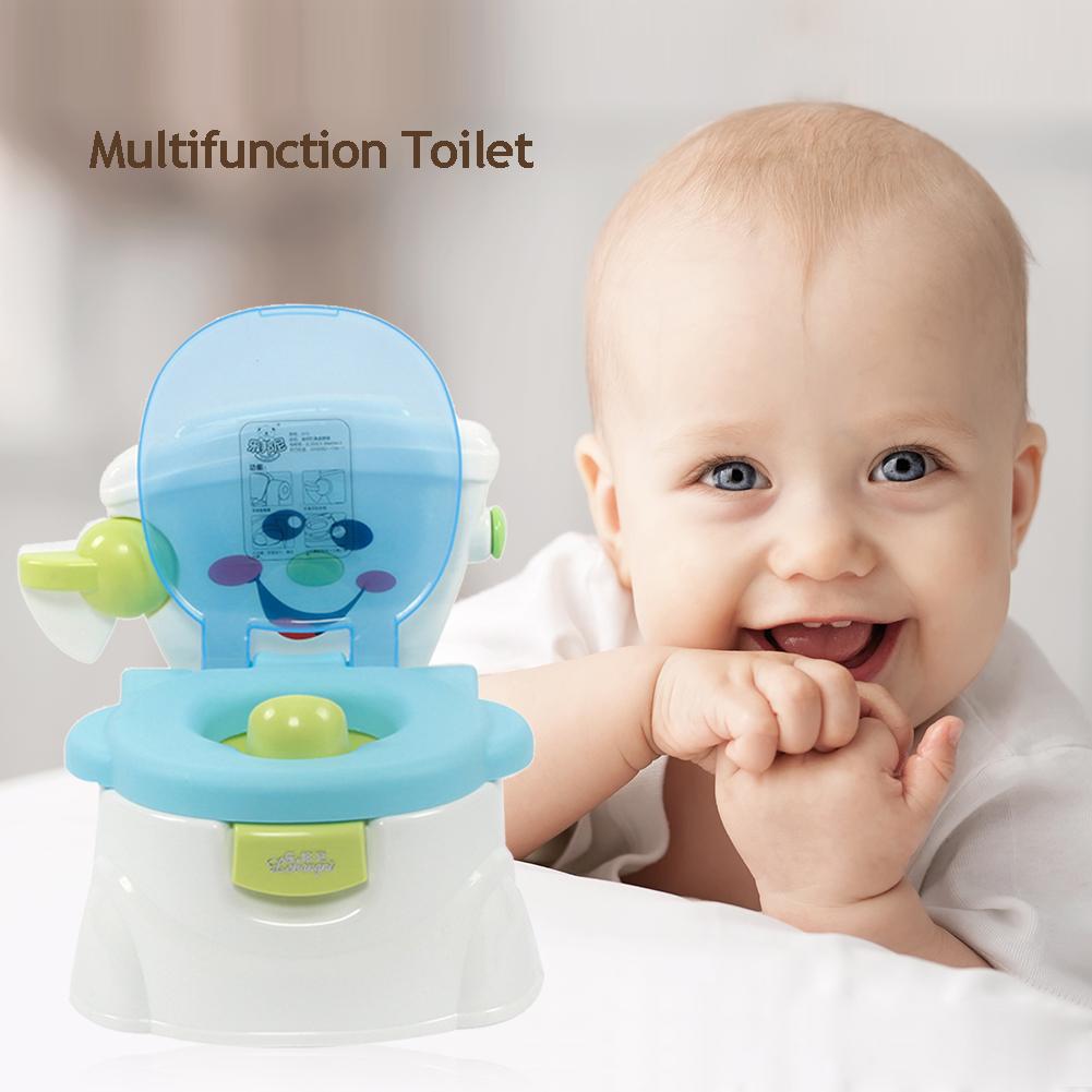 Kids Training Potty Chair Cute Baby Potty Multifunction Toilet Seat Girls Boy Pot for Household Babies Toilet Supply