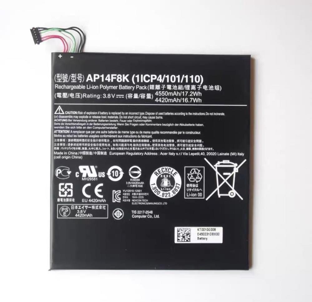 laptop battery AP14F8K FOR Acer Iconia Tab A1-850 B1-810 B1-820 W1-810 KT.0010G.008