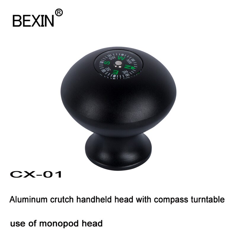 The camera monopod can be used as a walking stick with a compass monopod camera stand