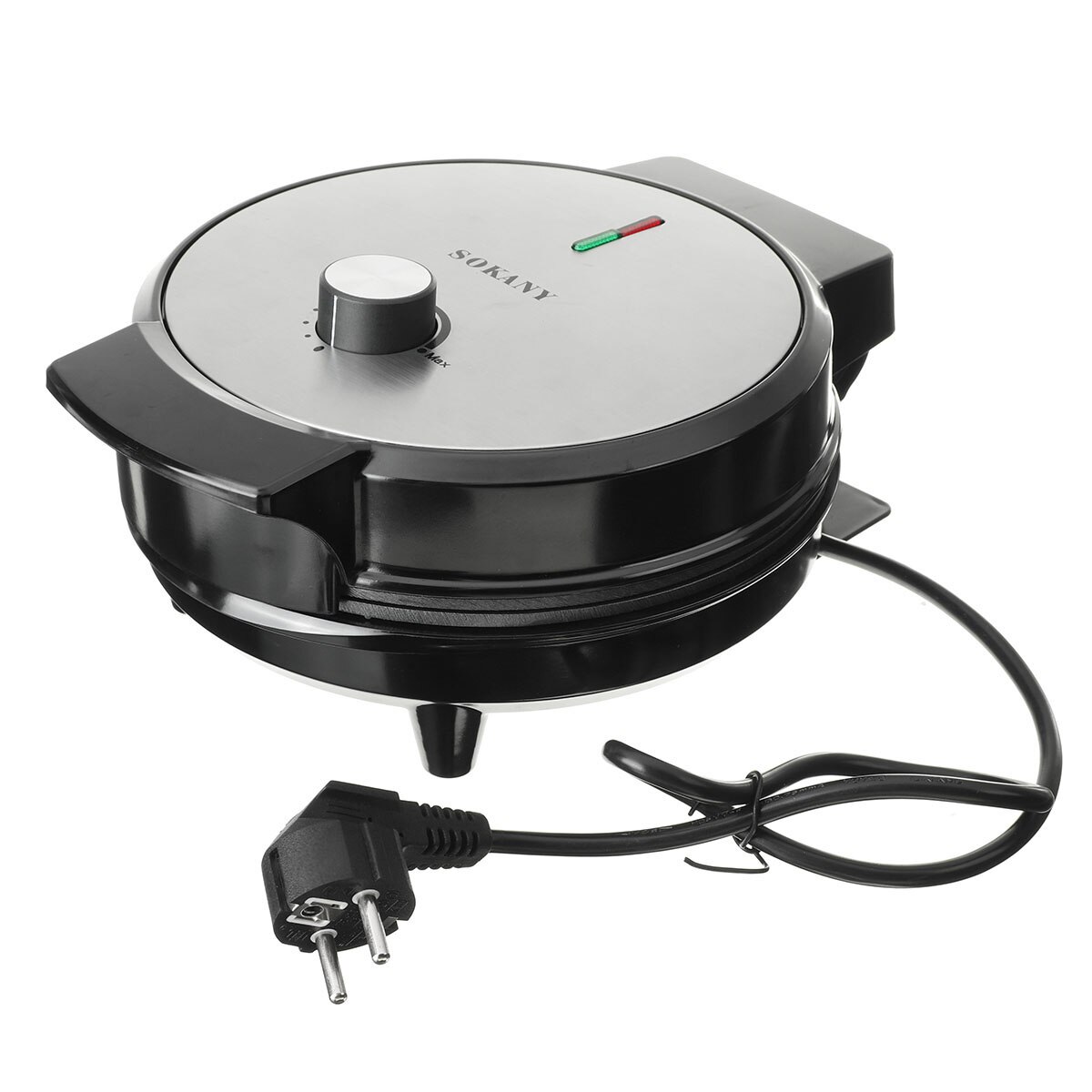 1000W Electric Waffles Maker 7 Gear Adjustable Bubble Egg Cake Oven Breakfast Waffle Machine Double-Sided Heating Waffle Pot