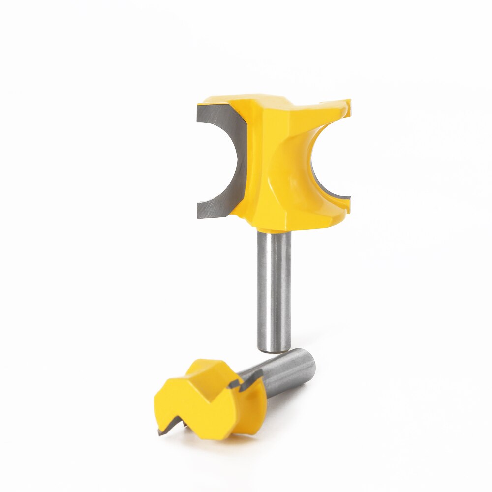 8MILELAKE 5-Piece Bullnose Router Bit Set – 1/2" Shank, C3 Carbide Tipped, Sizes 1/8" To 3/8", Anti-Kickback Design