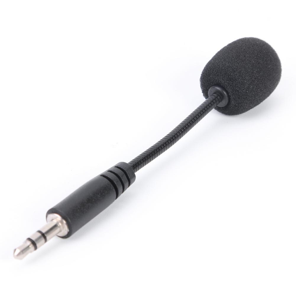Mobile Phone Mini 3.5mm Interface Flexible Microphone Stereo Mic for PC Laptop Low Impedance Noise Resistance Feature