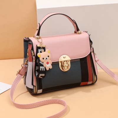 Femmes sac décontracté femmes sacs à main de luxe sac à main concepteur sacs à bandoulière nouveaux sacs pour femmes blanc Simulation cuir: pink