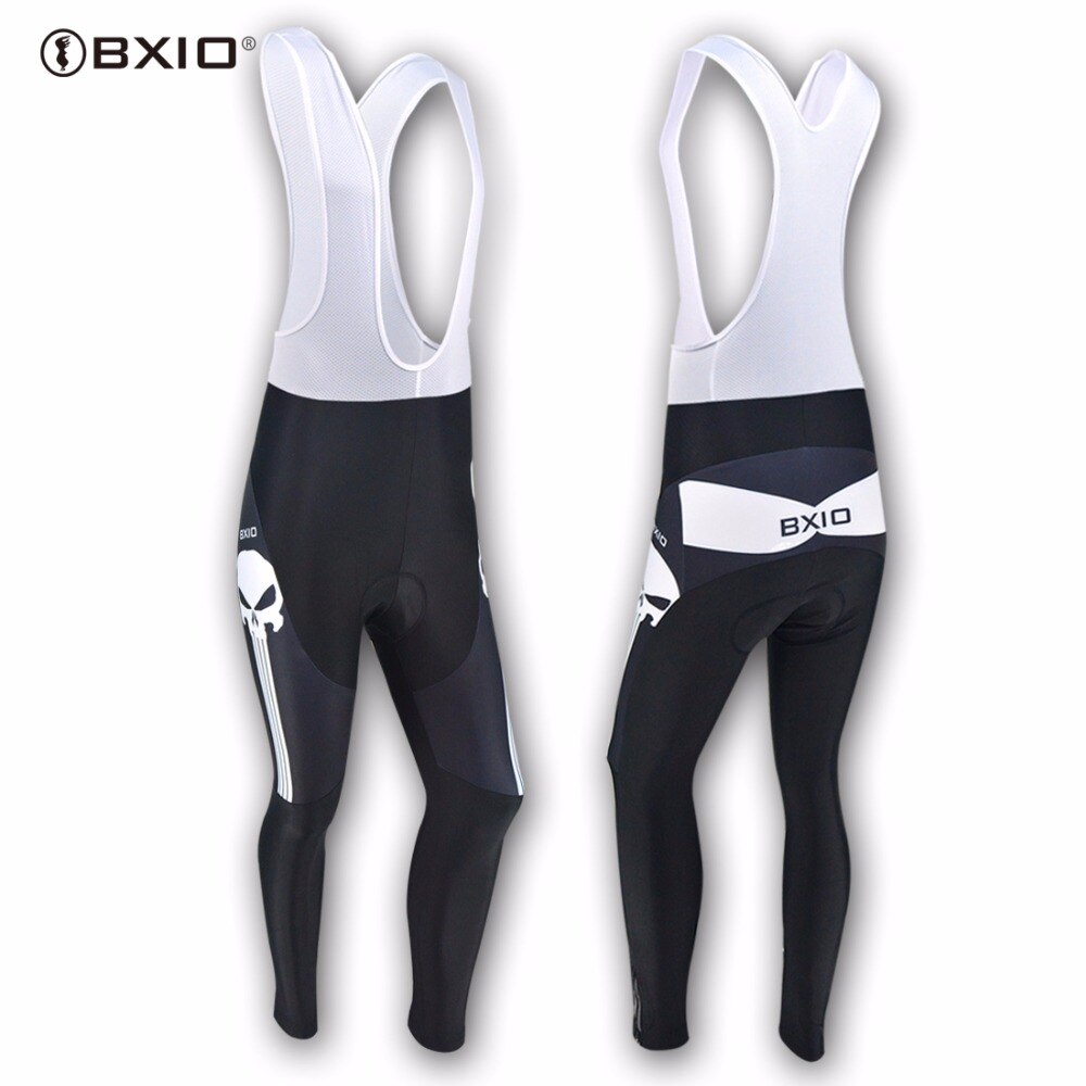 Nowa pozycja BXIO niestandardowe spodnie rowerowe 3D żel Podkładka wiatroszczelna wioślarz szczyt długie spodnie jesień zawodowiec zespół Pantalones De Ciclismo 024-J