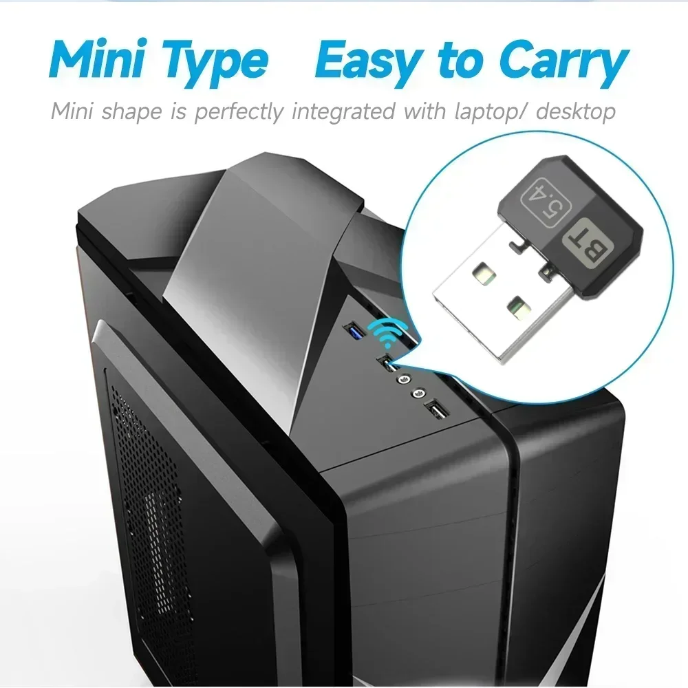 Trasmettitore wireless usb adattatore fbt adattatore dongle usb  bt 5.4 per pc altoparlante mouse auricolari tastiera