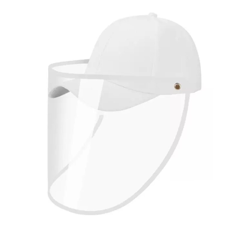 Cap Removable Baseball Cap For: White