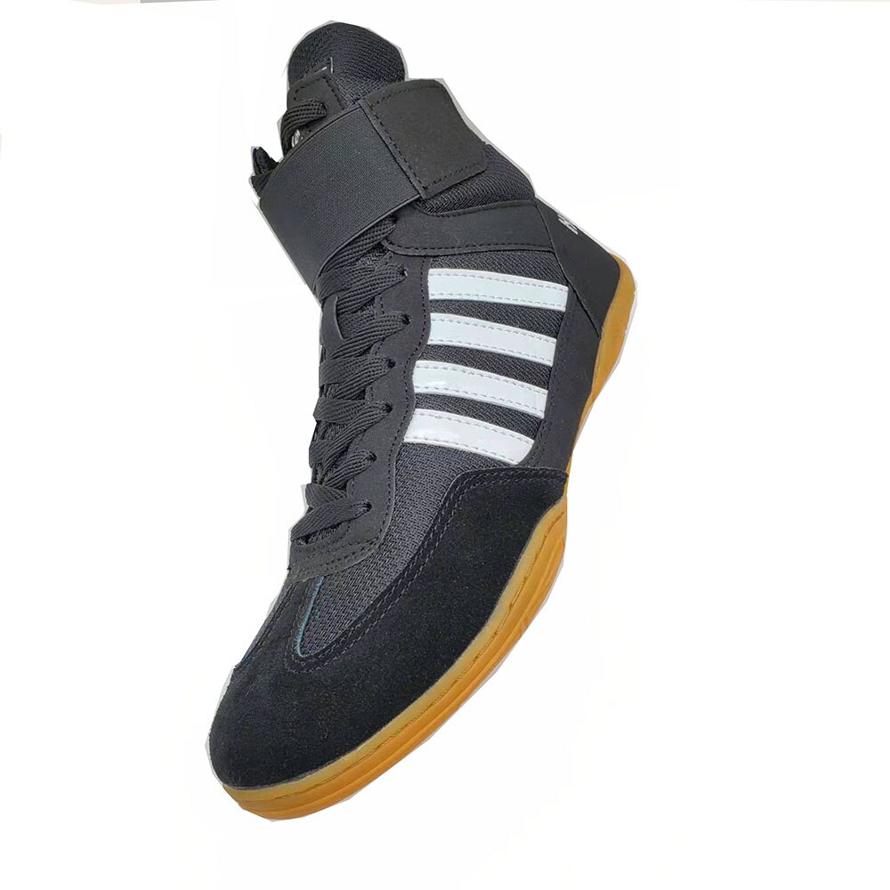 Zapatos de lucha libre para entrenamiento Unisex, SAMBO, de goma al final, zapatillas de cuero Artificial, zapatos de boxeo profesionales, 2022