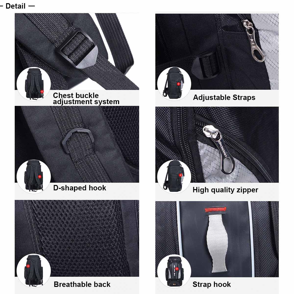 100L Waterproof Climbing Backpack Rucksack Outdoor Sports Bag Travel Backpack Camping Hiking Backpack Women Trekking Bag For Men