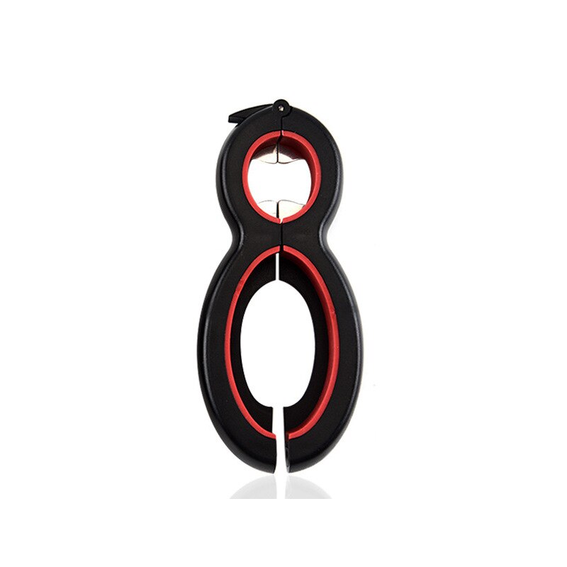 Flaskeåbnersæt - multifunktionelt 6- i -1 flaskeåbner krukkeåbner , 4- i -1 krukkeåbner og skridsikre lågåbner griber: 6 in 1