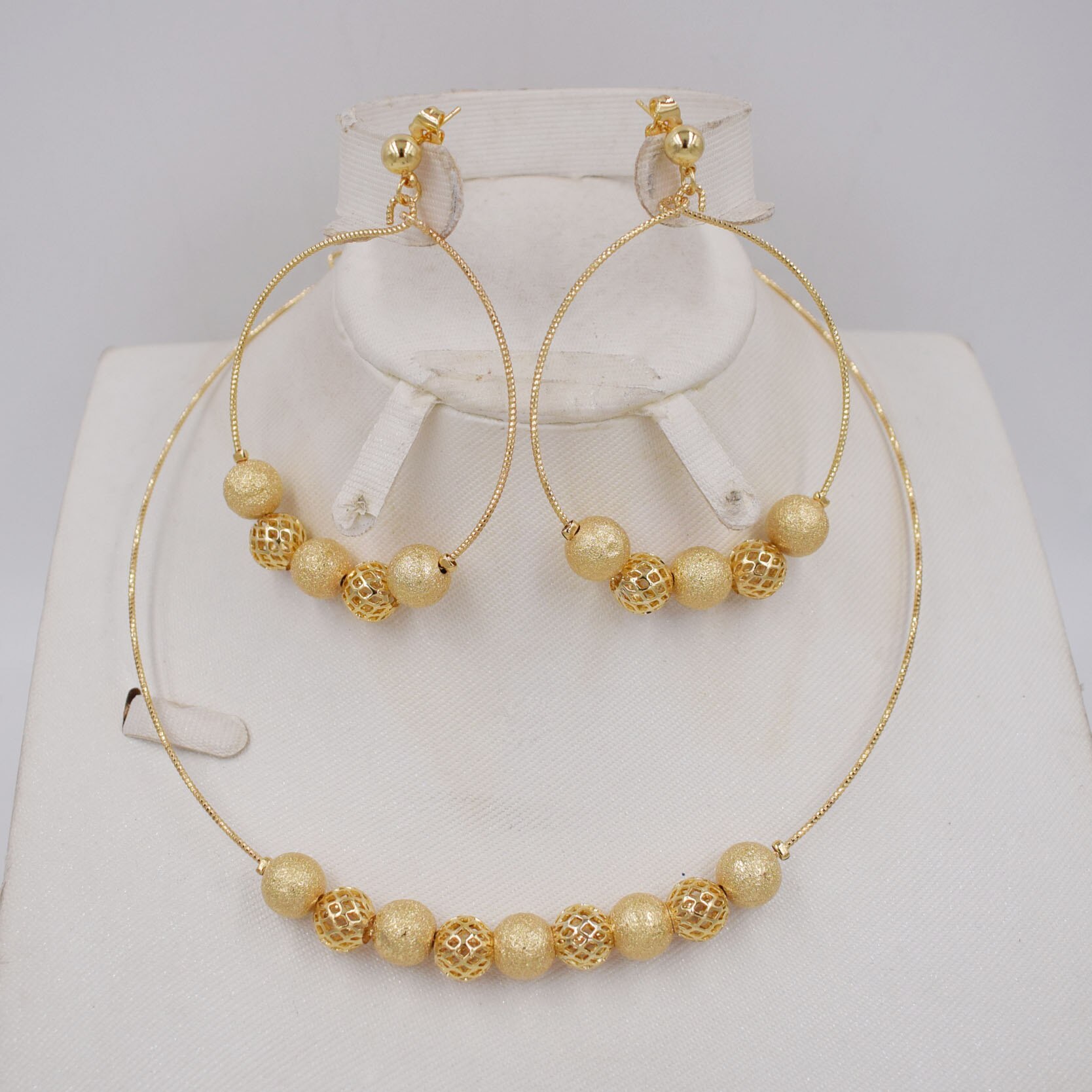 Dubai BIG set Gold Color Jewelry Set For Women african beads jewelry jewelry