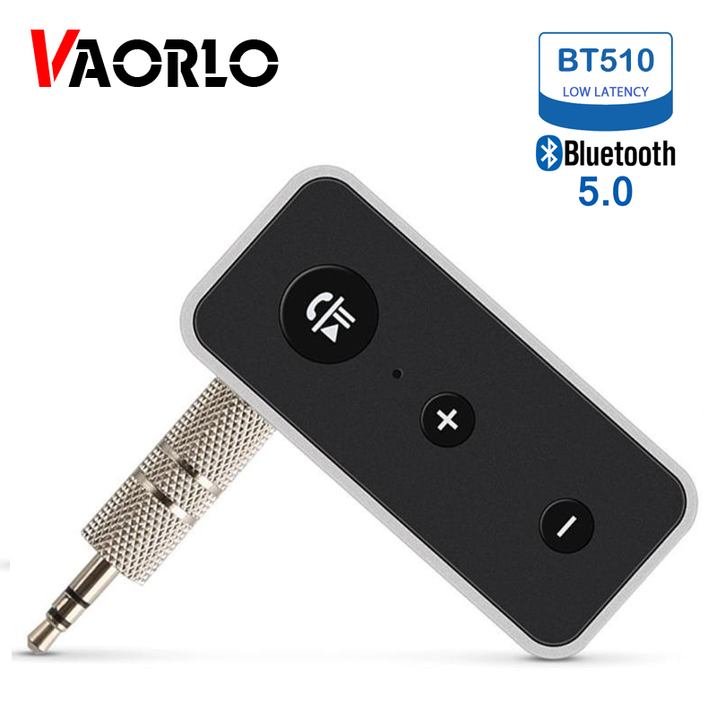 Bluetooth 5.0 Audio-ontvanger 3.5mm AUX Stereo Muziek Draadloze Adapter Voor Auto kit Zender Bluetooth Dongle Met Mic HandsFree