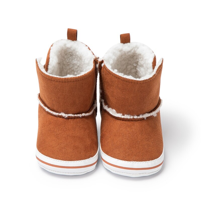 Pasgeboren Peuter Warm Pluche Laarzen Winter Harige Babyschoenen Baby Meisjes Jongens Schoenen Zachte Zool Pluizige Sneeuw Booties Voor 0-18M: C / L