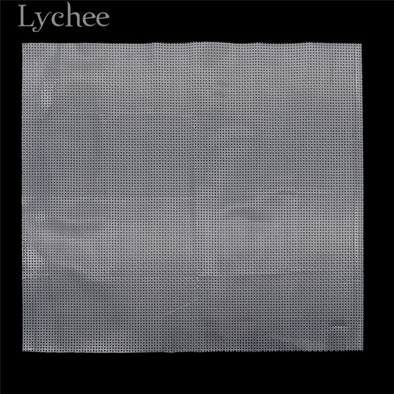 Lychee Life 22x20cm 14CT Water Soluble Canvas Cross Stitch Material DIY Sewing Supplies For Clothes