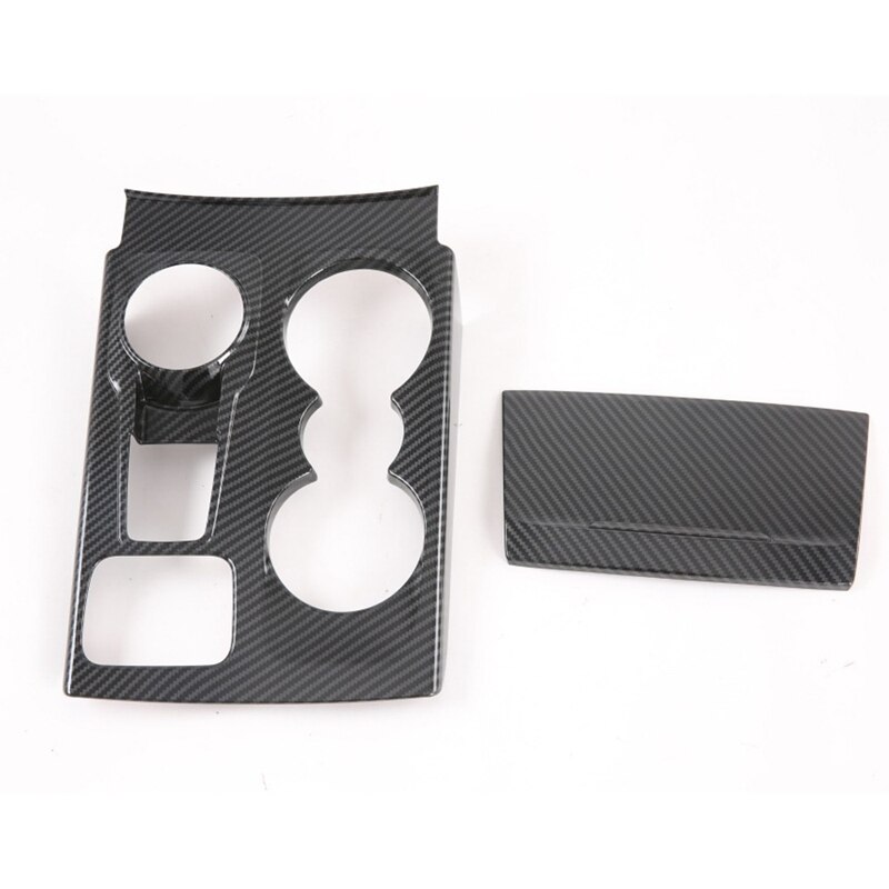 Cubierta de fibra de carbono para caja de cambios, moldura, moldura, accesorios de Interior, para Ford Kuga Escape