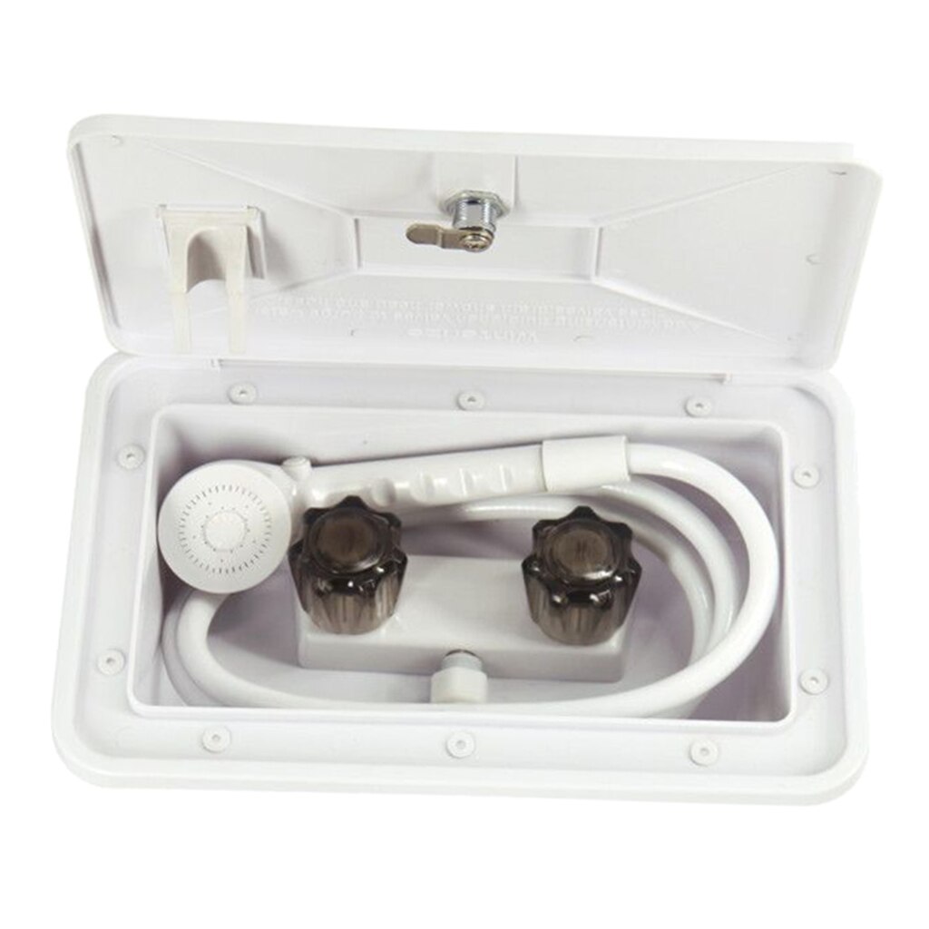 Outside RV Exterior Shower Box Kit for Boat Marine Camper Motorhome Caravan