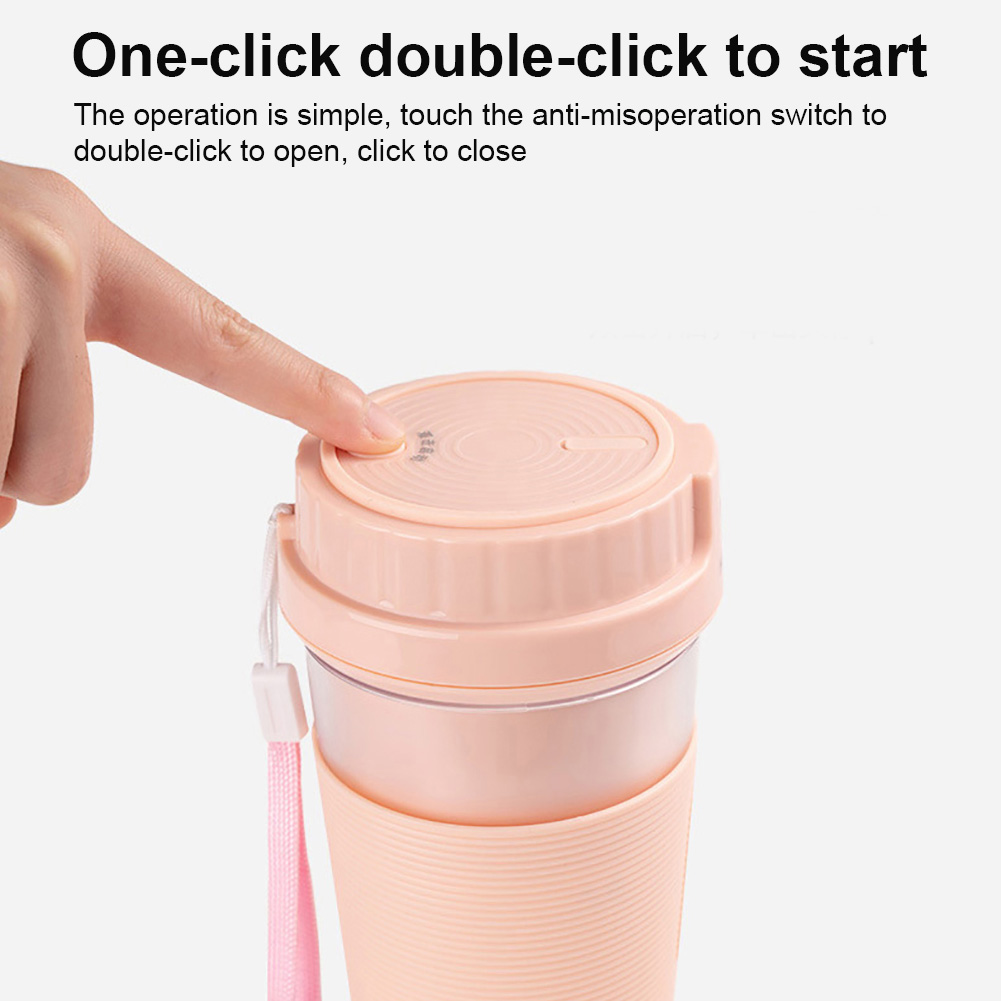 300ml mini bärbar hushållsfruktjuicer usb uppladdningsbar juicepress kopp frukt smoothie mixer mixer flaska maskin sportflaska