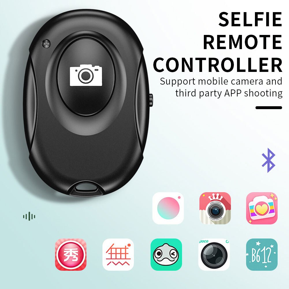 Draadloze Selfie Afstandsbediening Sluiter Foto Video Live Fotografie Afstandsbediening Compatibel Met Meerdere Systeem