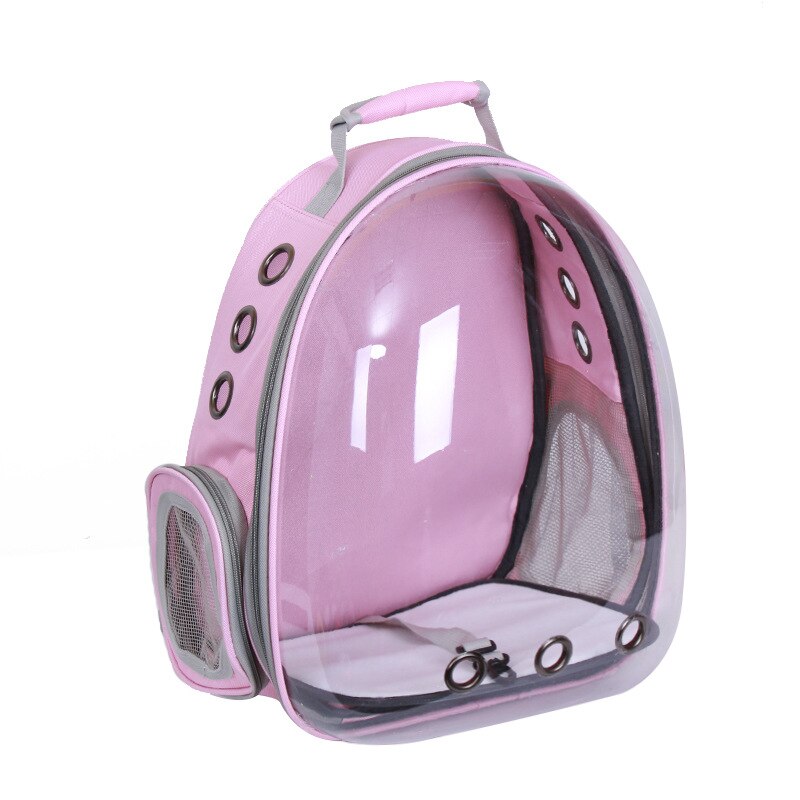 Astronaut Rugzak Voor Honden En Katten Ruimte Reizen Kat Zak Draagbare Outdoor Tas Huisdier Transparante Grote Capaciteit Pet Carrier: pink