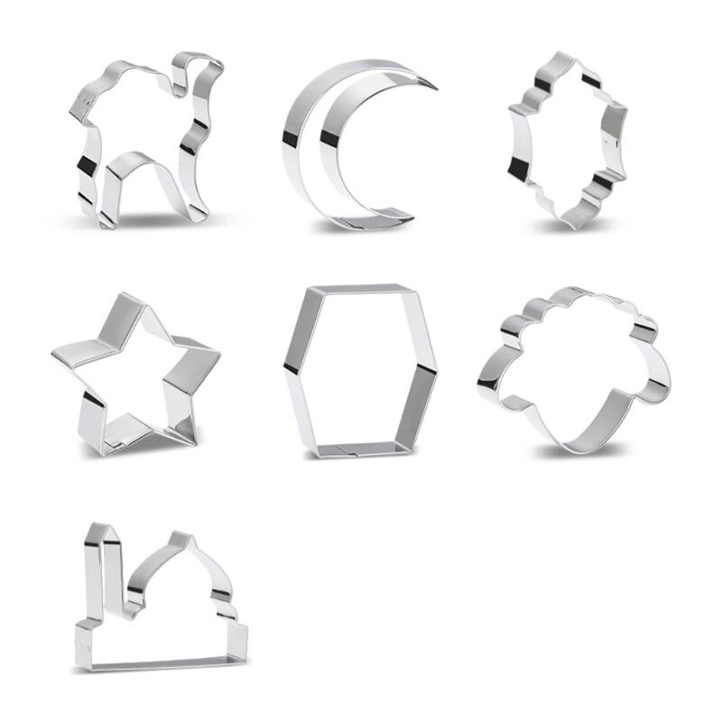 Ramadan decoratie koekjesvormpjes set maanster koekjesvorm diy taart bakgereedschap eid mubarak decoratie feestdecoratie keuken