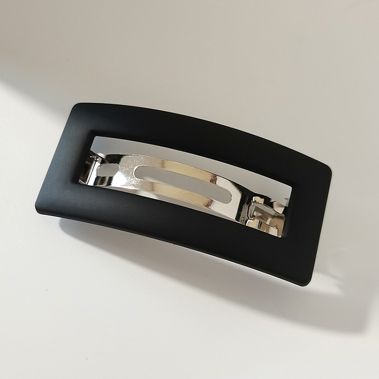 Koreaanse Matte Snap Haar Clips Elegante Haarspelden Paardenstaart Houder Haar Klauw Voor Vrouwen Meisjes Haarspelden Mode Haaraccessoires: 6