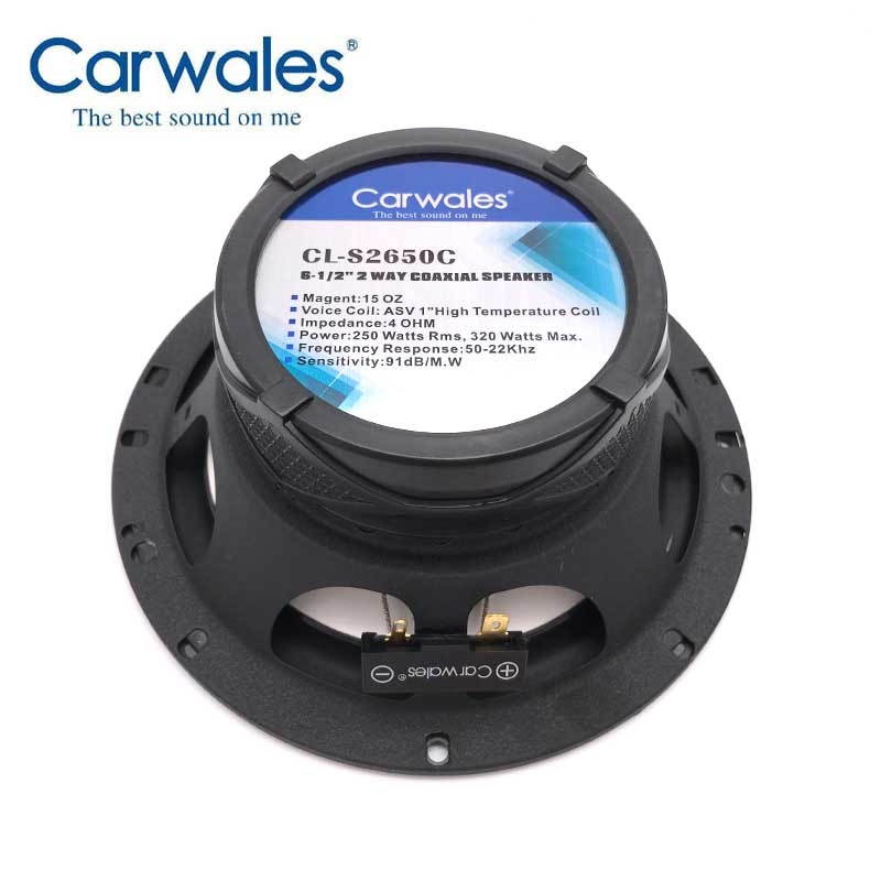 6.5inch Car Audio Speaker Component 4ohm 200W with Tweeter Cross Over 2 Way HIFI Car Speaker Set Compound Speaker