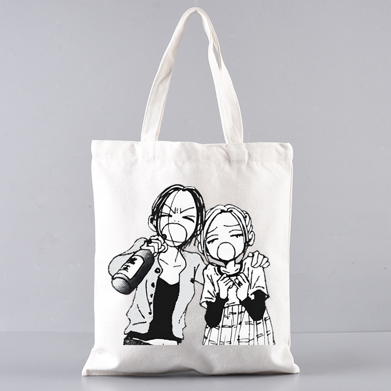 Black Stones NANA Osaki Japanese Anime Tote Set - Women's Spacious Shoulder Bag with Easy Access & Matching Clutch Pouch