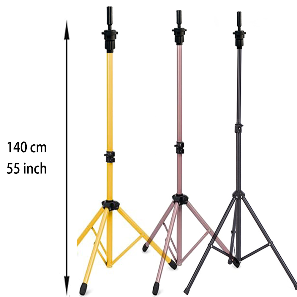 125Cm Mannequin Hoofd Houder Statief Voor Kappers Salon Training Hoofd Sterke Verstelbare Pruik Stand Statief Voor Pruik Maken