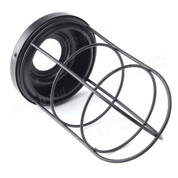 Bulb Cage Guard Iron Vintage Ceiling Shade For Home Light Fitting Cafe Lamp Decoration Lampshade Protect Cafe Home