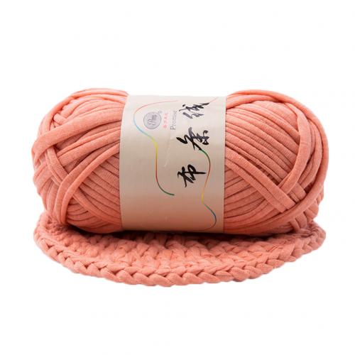 Neue Hand-stricken gewebte Gewinde Starke Korb Decke Geflochtene DIY Häkeln Tuch Phantasie Garn: Haut Rosa