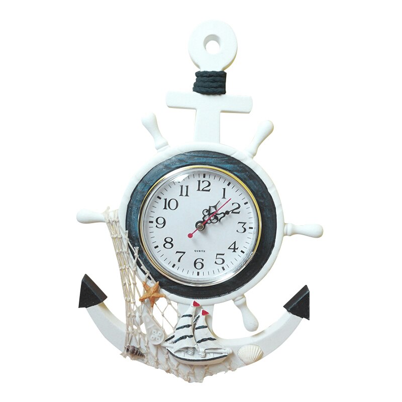 Vintage Antiek Messing Tafelklok Kompas Stijl Nautische Maritieme Schip Bureau Klok Kantoor Decor