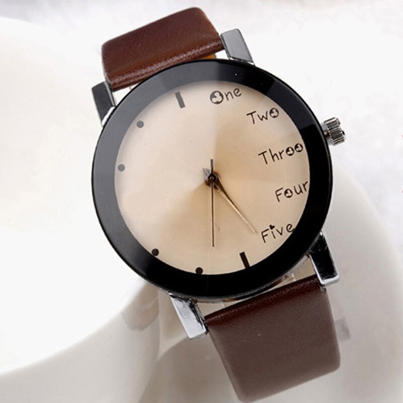 Neutral Leisure Letters Wrist Watches Motion Simulation Of Electronic Quartz Watch reloj kol saati Good-looking JUL 21