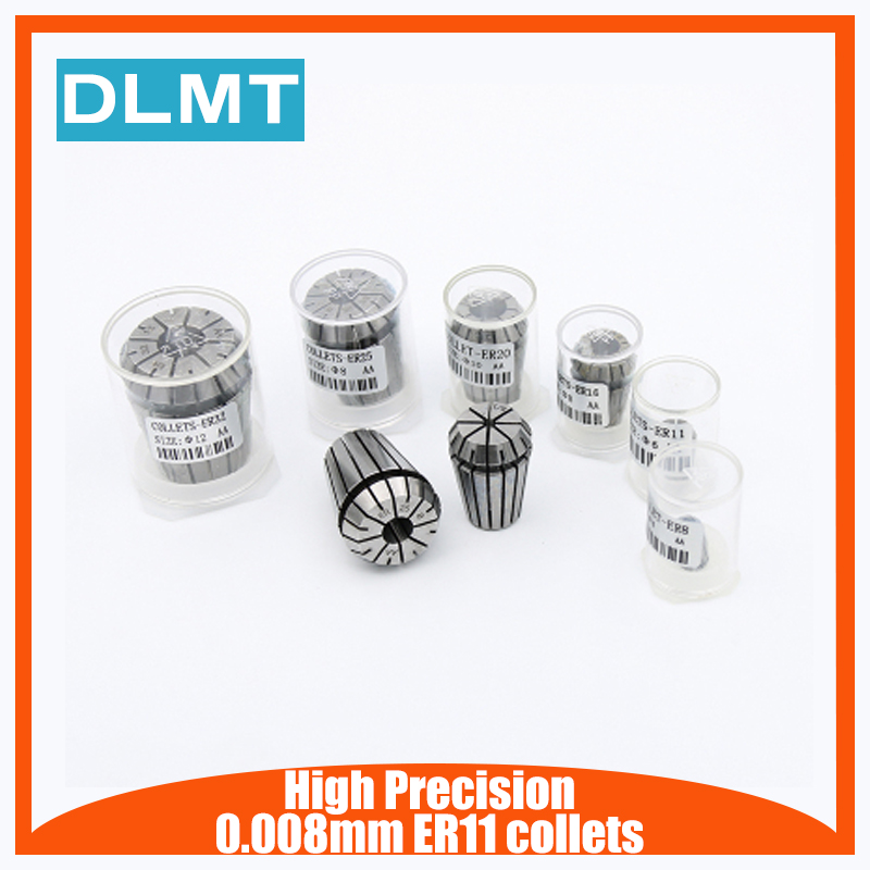 1PCS ER11 collets High Precision 0.008mm 1mm-8mm ER11 Spring Collet Suitable for ER Collet Chuck Holder 0.008 accuracy