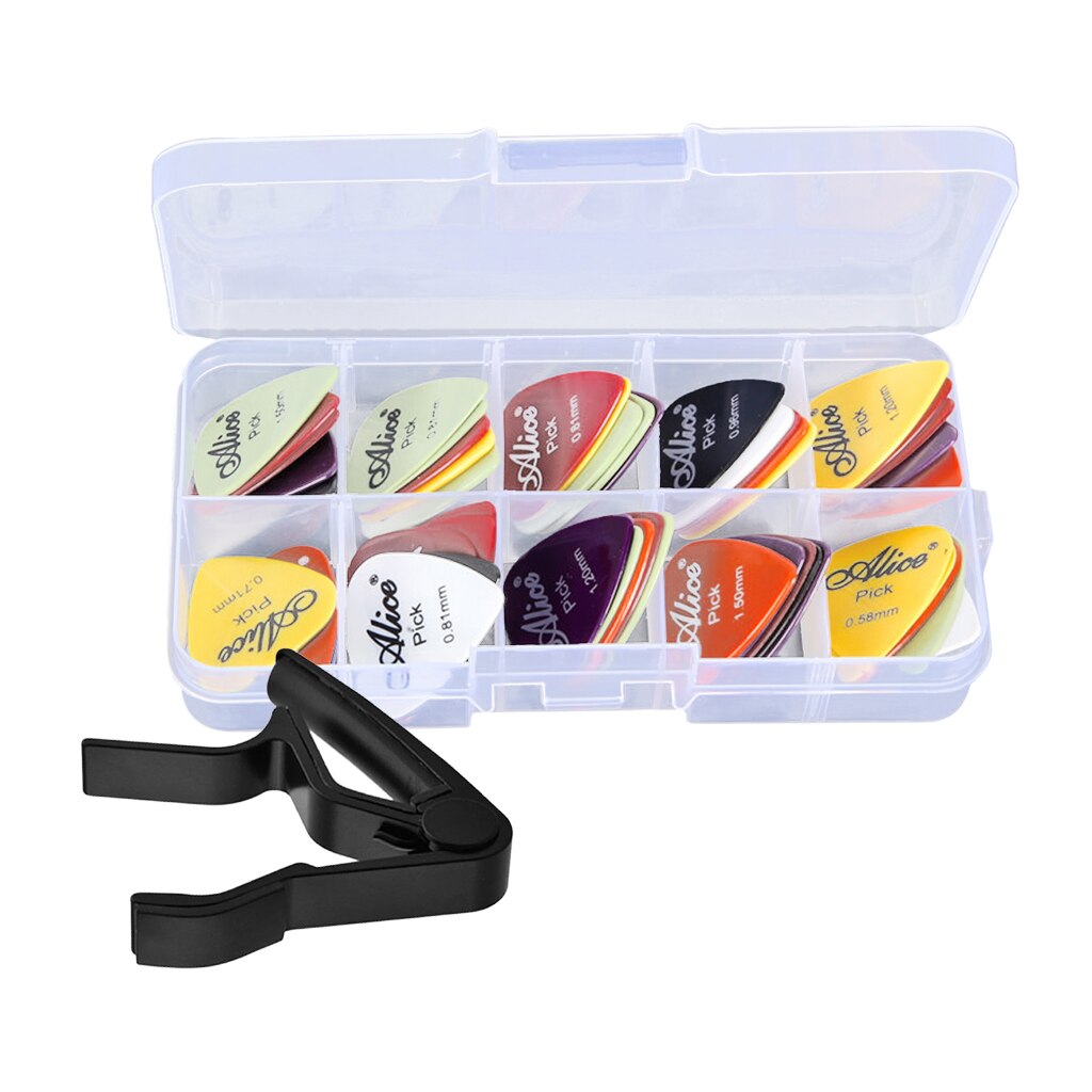Gitaar Plectrum Set Met Capo Kapo Voor Akoestische Gitaar Elektrische Gitaar