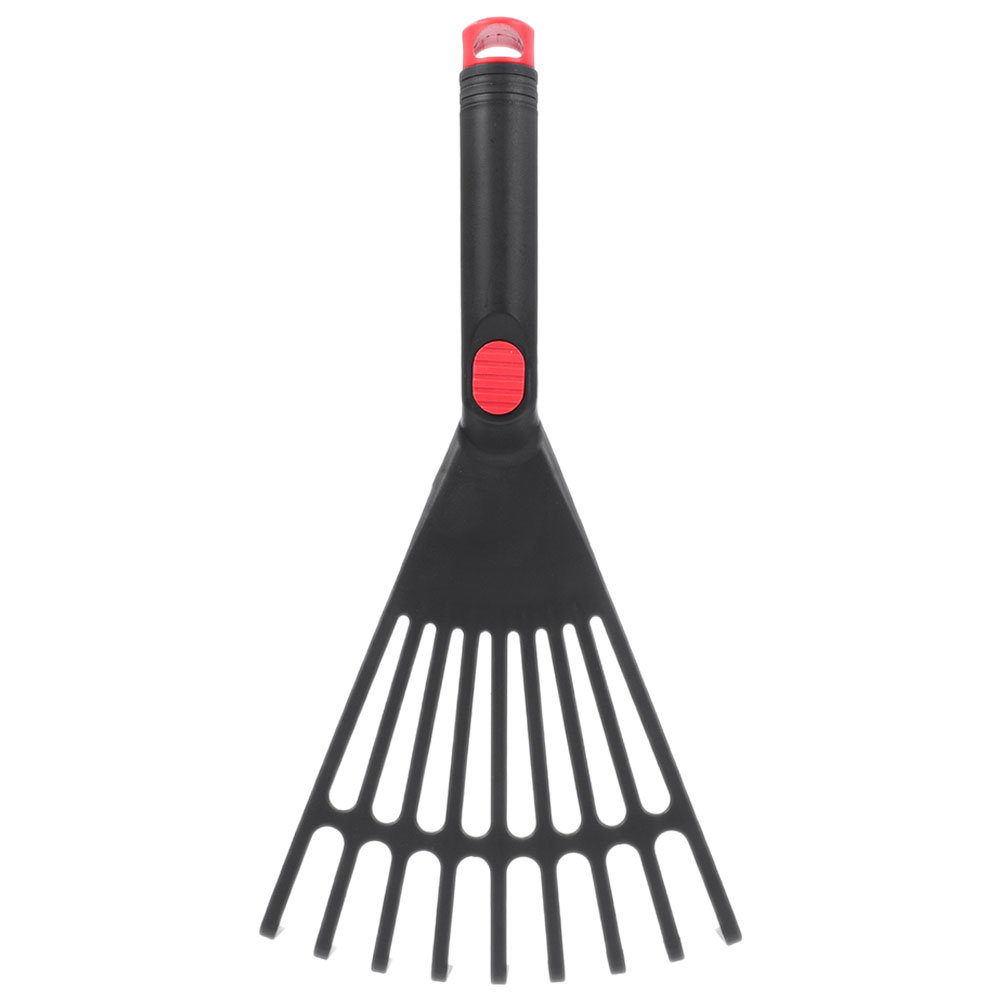 Garden Rake With Comfortable Handle Leaf Removing Flower Bed Gardening Tool Small Rake Outdoor Use Rakes For Garden Tools