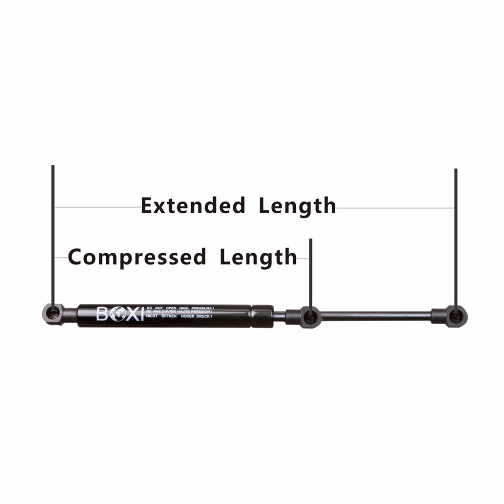 Boxi Pcs Gas Charged Universal Lift Supports Struts Shocks Springs Dampers Extended Length