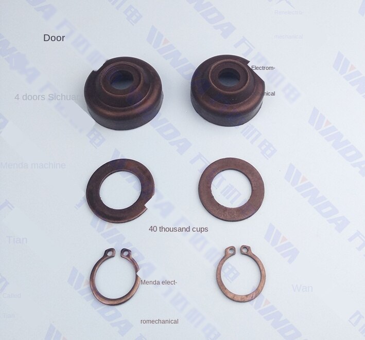 26 electric hammer rubber sleeve front cover rubber circlip gasket Three Piece Set 26 electric hammer dust head cover