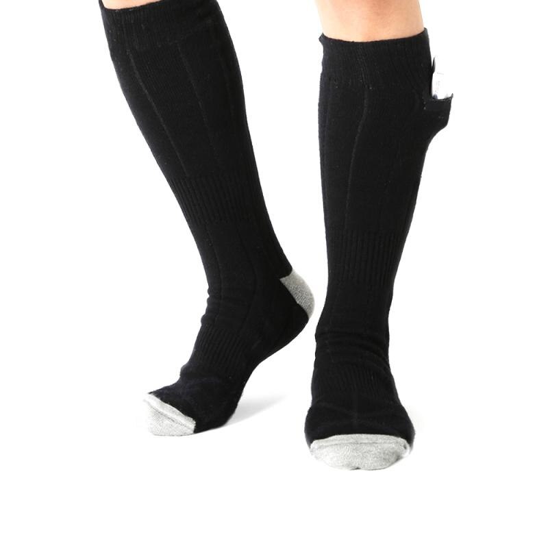 Chaussettes chauffantes électriques à trois niveaux pour hommes, , USB, rapide, pour sport en plein air, vêtements de sport, hiver