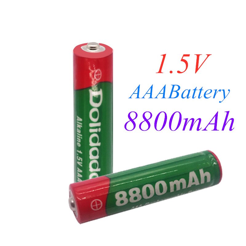 Aaa batteri 8800 mah 1.5v alkaline aaa genopladeligt batteri til fjernbetjening legetøj batteri med høj kapacitet