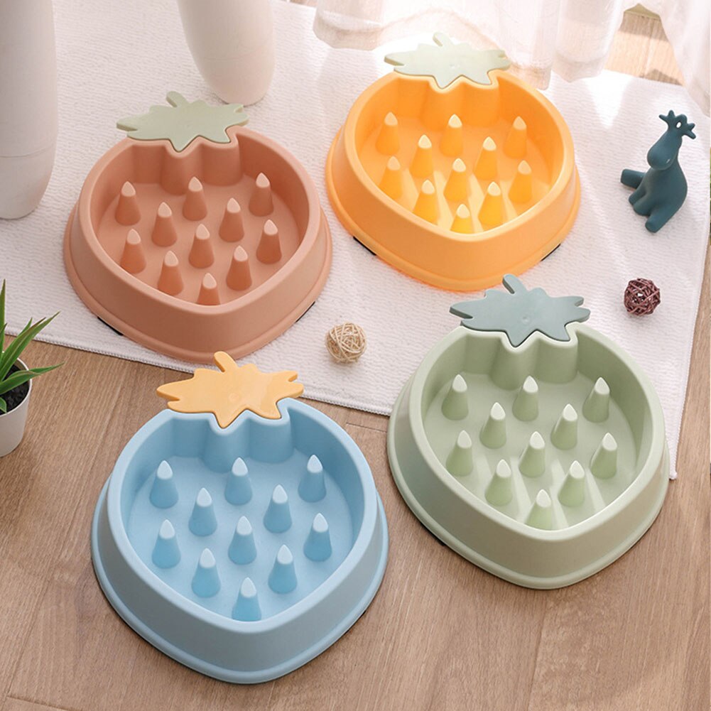 Training Slow Dispensing Feeding Pet Dog Food Bowls Slow Down Eating Feeder Pet Prevent Obesity Anti Gulping