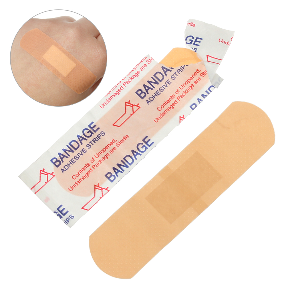 20/40/60/100 stk bandage hjælper vandtæt åndbar pude klæbende plaster sår hæmostase klistermærke band førstehjælp bandage