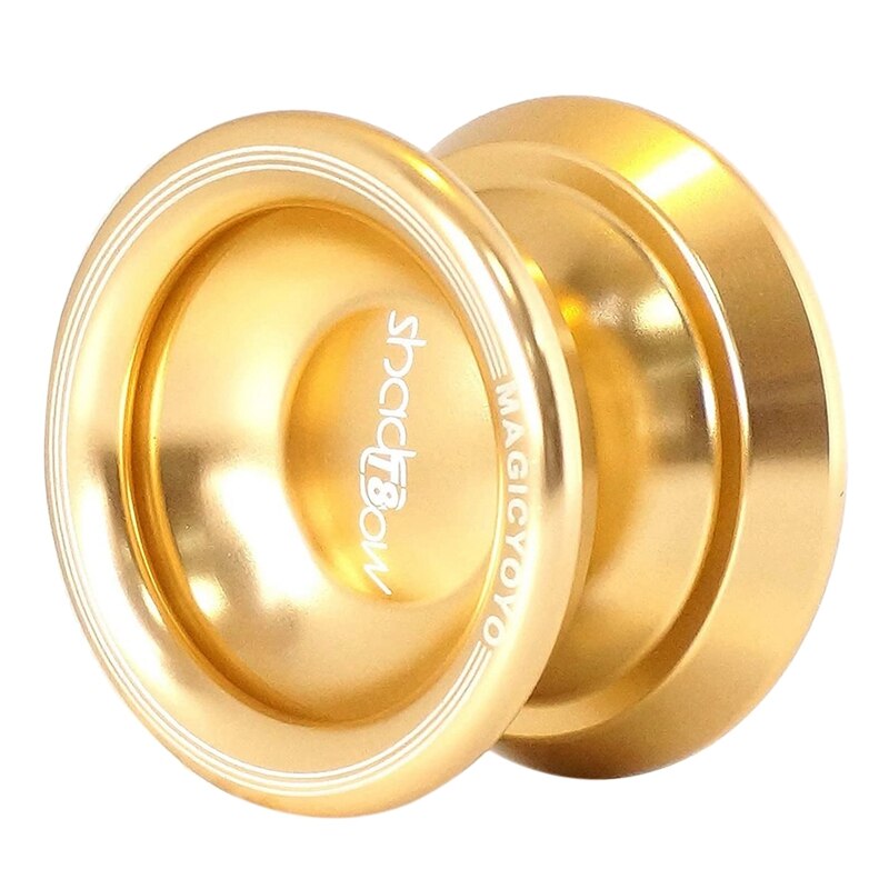 MAGICYOYO Alloy Aluminum Yo-Yo T8 Shadow Unresponsive Yoyo with Yoyo Glove,Bag,5 Strings